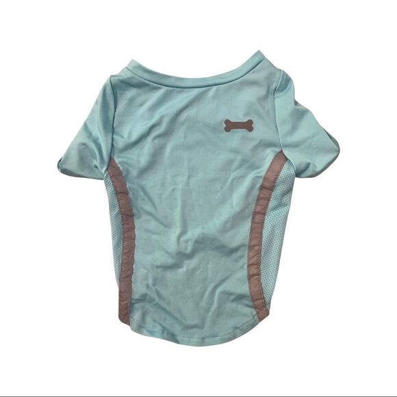 Martha Stewart Pets Work Out Tee Cool Shirt Size Medium Reflective Strips - Picture 1 of 4